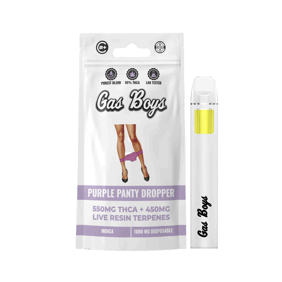 Gas Boys Disposable Vape 1g / Purple Panty Dropper Indica